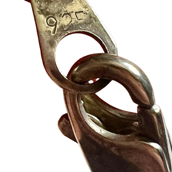 Vintage 80s Draped MultiStrand Sterling Silver .925 Necklace - Picture 5 of 6